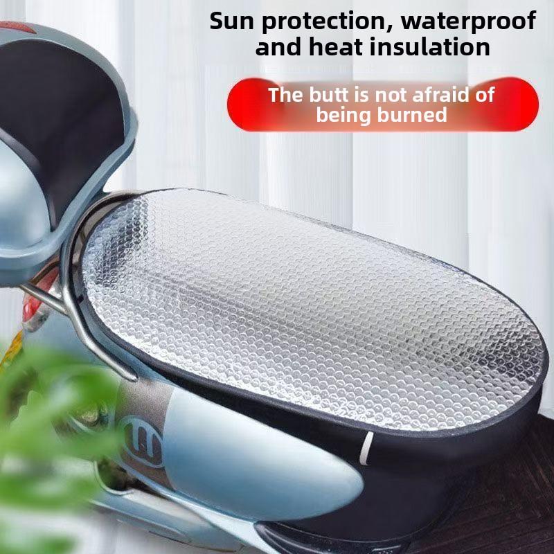Seat Cover Scooter Accessories Electric Bike Seat Pad Waterproof Heatproof Insulated Cushion Sun Protection Motorcycle Gear