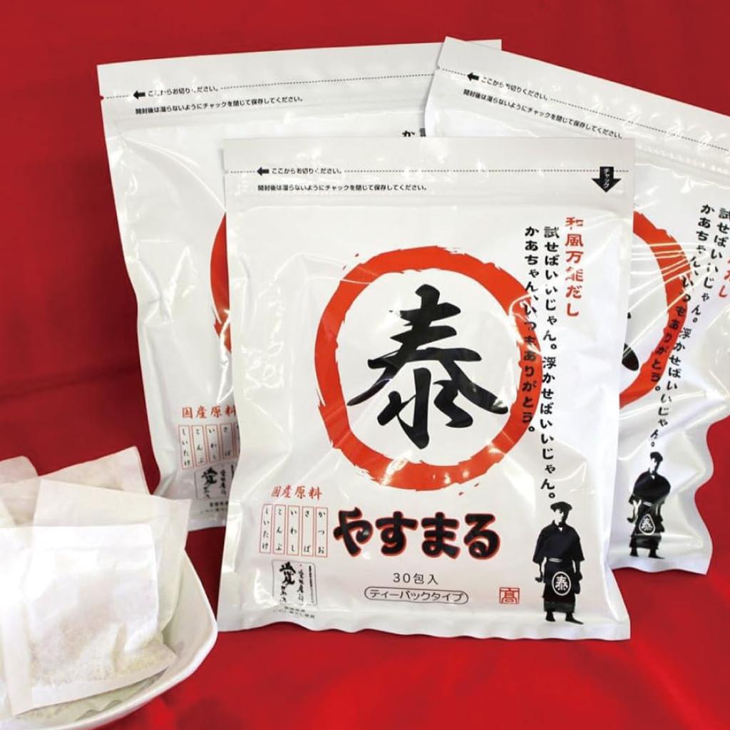 Maru Dashi Pack Japanese-style All-purpose Drinkable Dashi 30 Bags Bonito Mackerel Sardine Kombu Shiitake 5-Pack Set