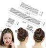 Invisible Broken Hair Hairpin Adult Tiara Tools Roll Curve Needle Bangs Fixed Insert Comb Professional Styling Accessories