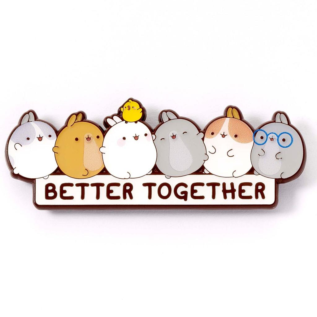 Molang Better Together Pin Badge