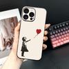 Graffiti-Künstler B-Banksy Handyhülle Für iPhone 16 15 14 13 12 11 PRO MAX PLUS Mini TPU Weich Hautfreundliche Hülle
