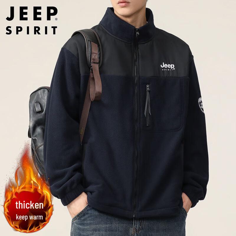 

JEEP SPIRIT Men s Casual Fleece Jacket M