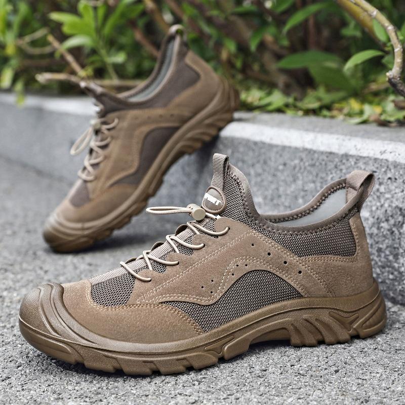 High Quality Outdoor Sneakers Rubber Sole Safety Waterproof Climbing Sports Shoes Men's Tennis Salomon Hiking Shoes