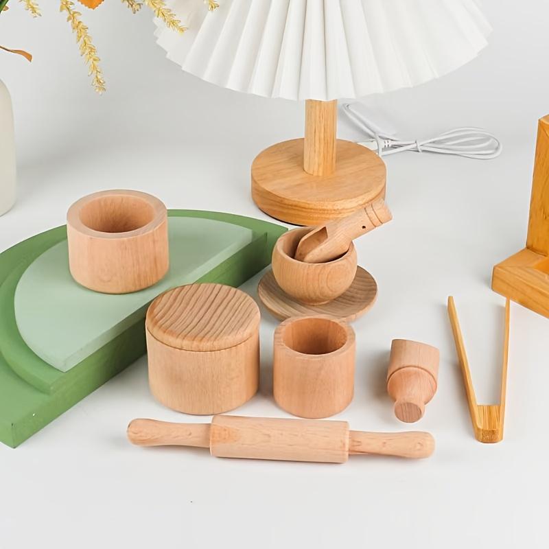 

1Set Simulated Kitchen Tea Sets, Home Experience Toys, Wooden Toys, Theater Toys, Birthday Gifts, Children s Day Gifts