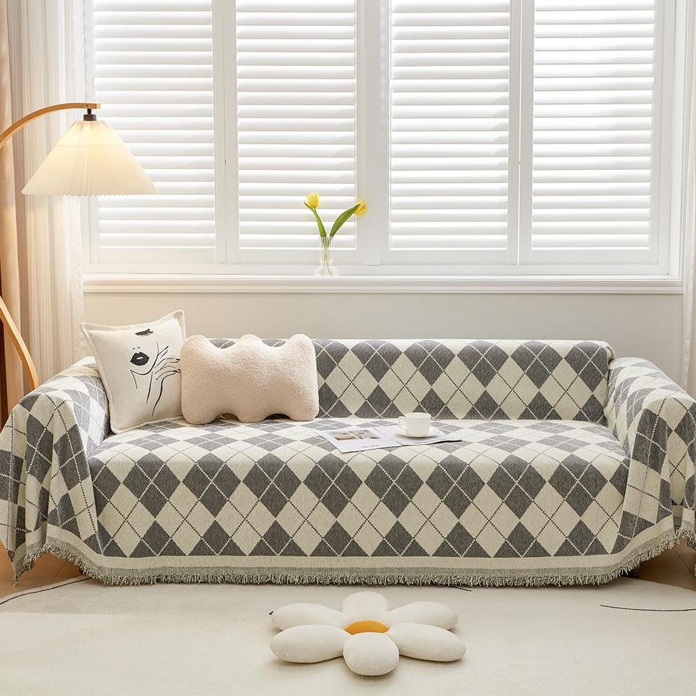 Full Cover Cloth Sofa Towel Four Seasons Universal Modern Simple Cushion All-Inclusive Sofa Cover Cushion Cover Towel Anti-Cat Scratch