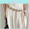 Ethnic Bohemian Waist Rope With Auto Lock Buckle For Daily Accessories