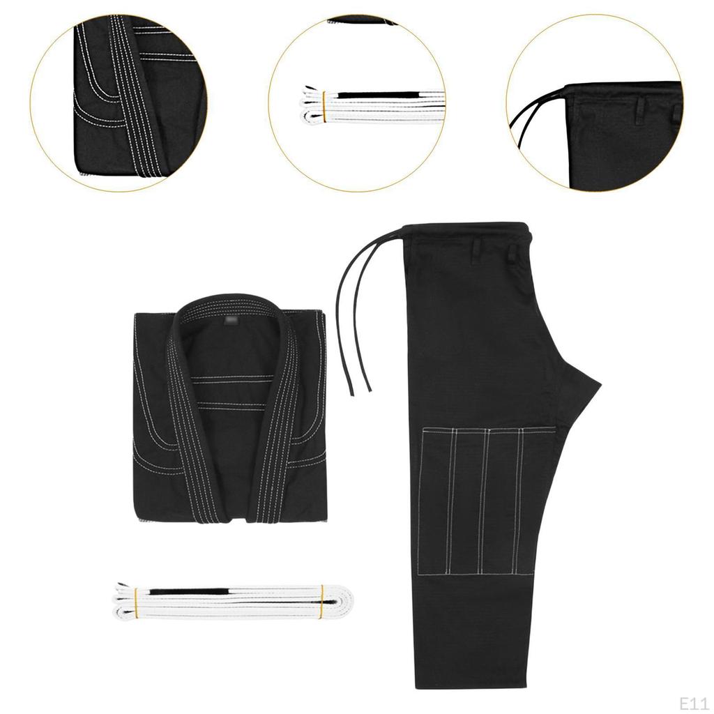 Brazilian Jiu Jitsu Gi Suit Breathable Polyester Cotton Sports Tournament Kimono