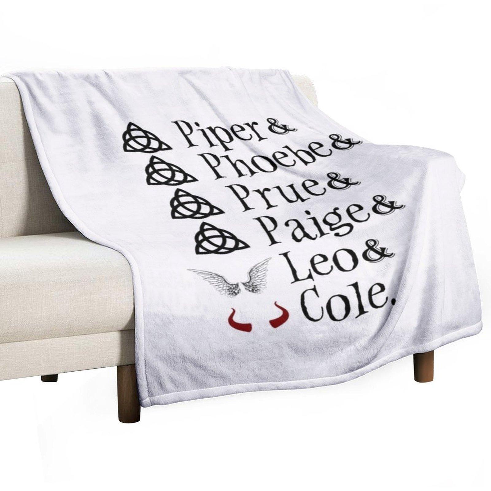 Charmed Names Classic Throw Blanket funny gift for babies Decorative Sofa Bed Blankets 30x40in