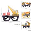 Fun Exciting And Constructionthemed Glasses For Memorable Childrens Moments Party