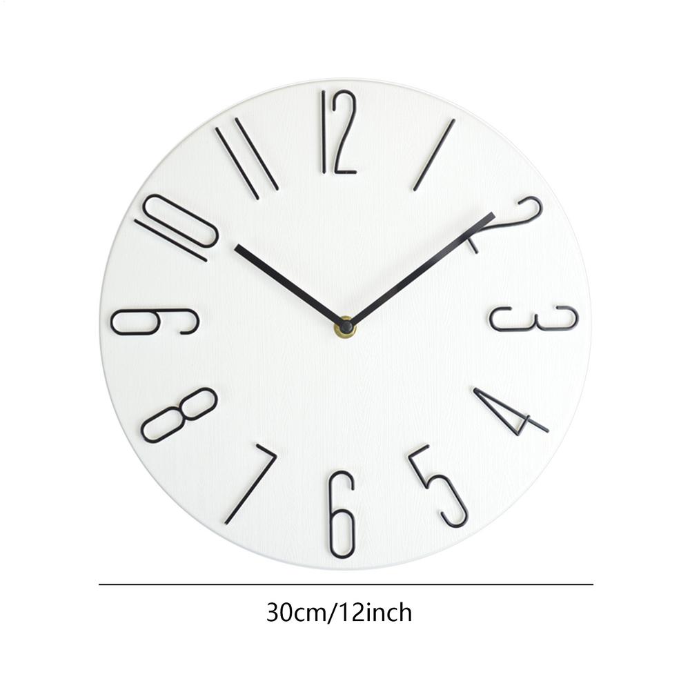 Wall Clock Silent Non Ticking Wall Clocks Battery Operated Digital Clock Simple Minimalist Hanging Wall Clock Home Decorations