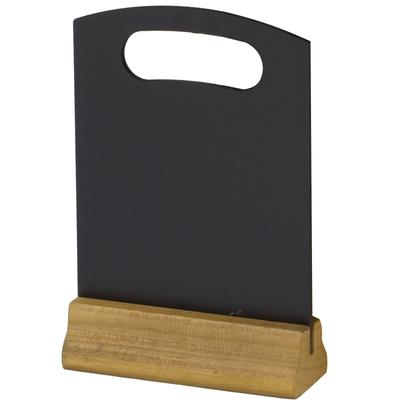 Tablero de información publicitaria de mesa para la mesa 150x230 mm juego de 2 Hendi 664056