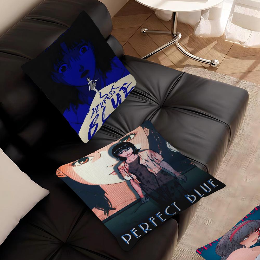 Perfect Blue Anime Office Cushion Pillowcase Car Cushion Cover45X45CM Lumbar Pillowcase Sofa Pillowcover