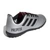 Adidas Predator19.4 Slip Resistant Abrasion Resistant Low top Kids' Soccer Shoes Silver Black G25825