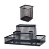 Black Desk Storage Tame Office Supplies Clutter Fast Mesh Desk Organizer Kawaii Pen Holder Stationery Organizer Office Supplies