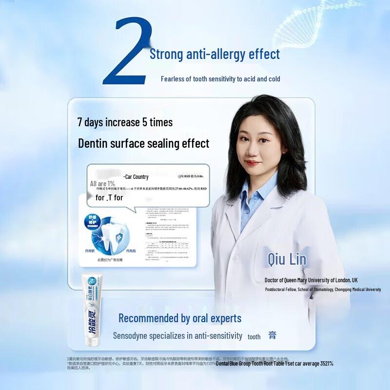 Cold Sensitive Ling Pro Anti-Sensitivity Whitening Toothpaste