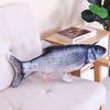 Pet Plush Cat Catnip Toy Teeth Teasing Cat Toy Simulated Fish Cat Fish Throw Pillow