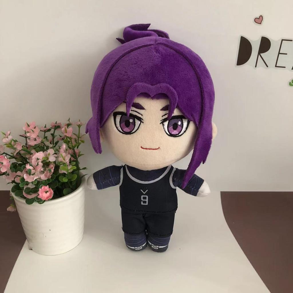 Blue Lock Isagi Yoichi Plüschpuppe Nagi Reo Mikage Niedliche Stoffpuppe Kinderspielzeug Niedlich für Geburtstag