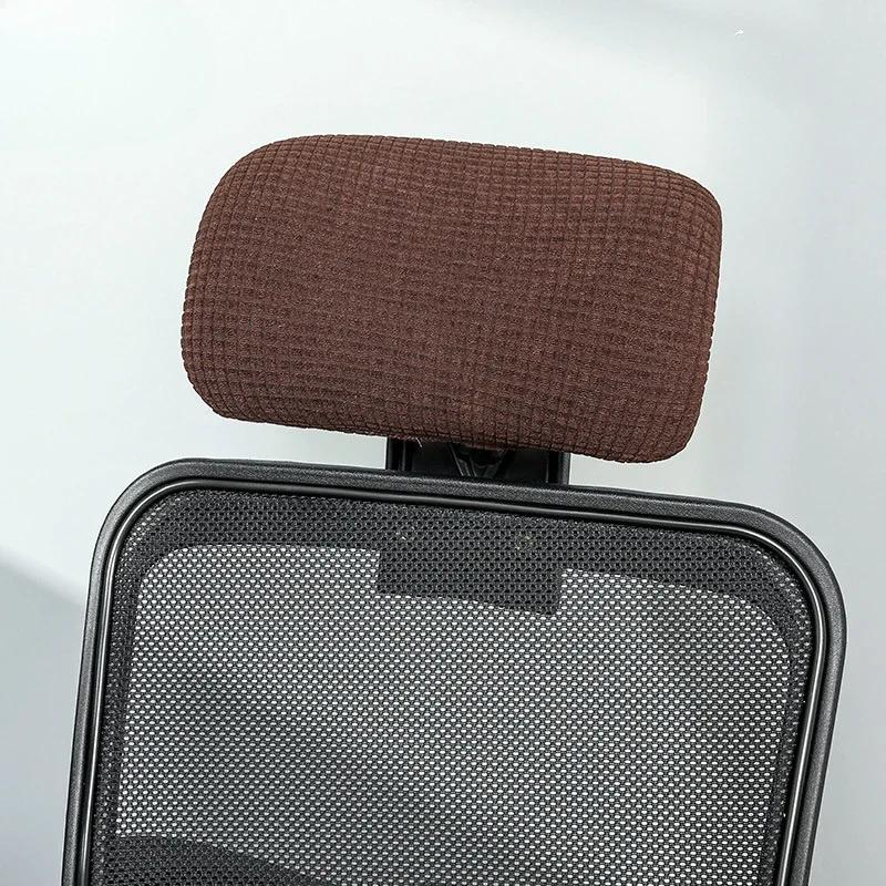 Waterproof Gaming Esports Chair Head Pillowcase Boss Chair Office Swivel Chair Head Cover Dust-proof Stain-proof Stretchy Cover