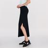 High Waist Elastic Bodycon Midi Skirt with Slit - 2024 Spring/Summer Collection