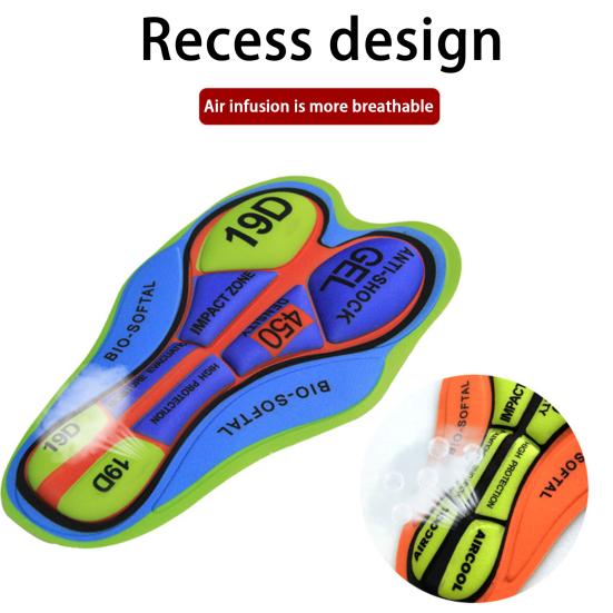 Bike Saddle Cushion Ergonomics Soft Impact Resistance Silicone Sponge Cycling Clothing Pants Cushion Bike Accessories