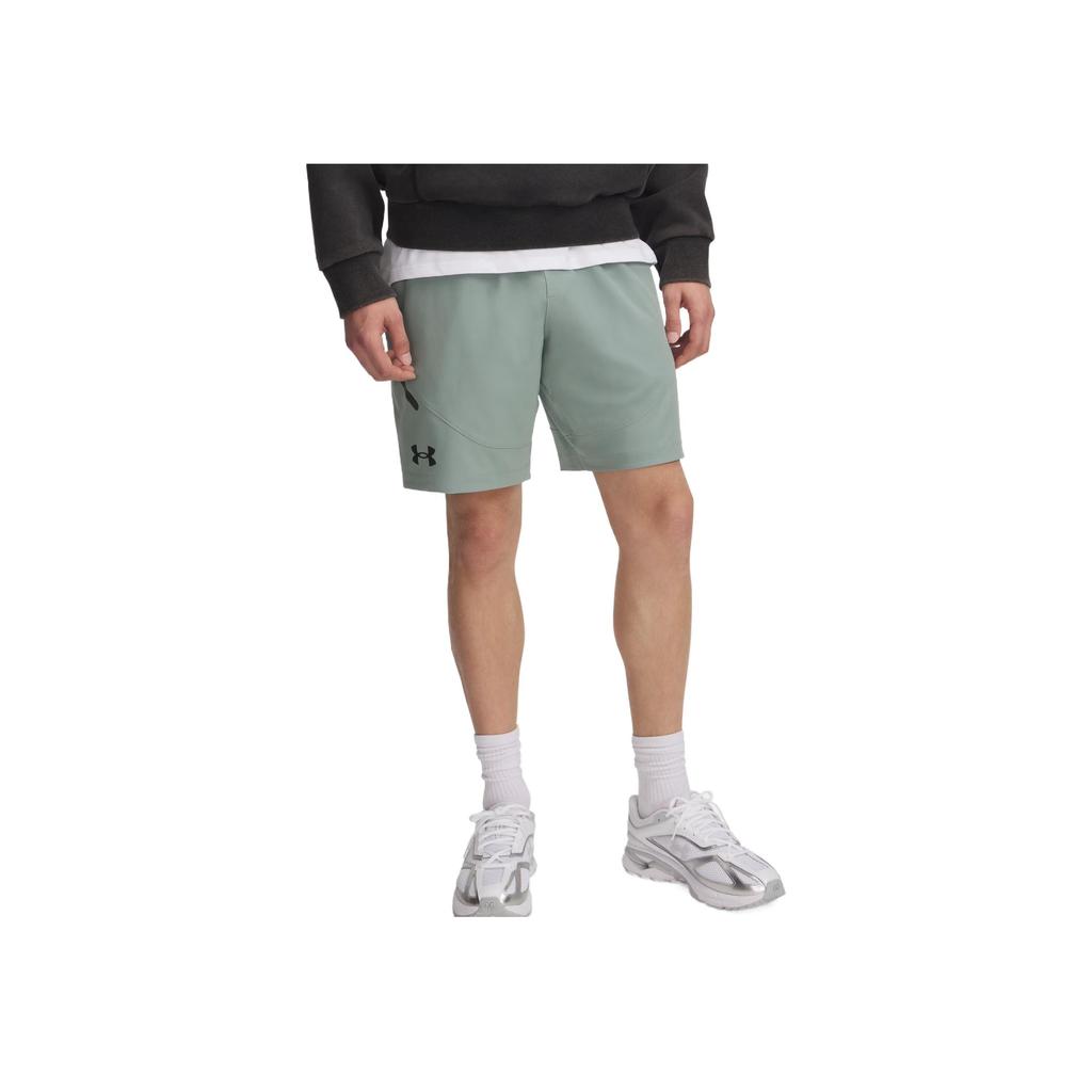Under Armour Unstable Comfortable Fashion Simple Versatile Casual Shorts Men shorts Green 1370378-348
