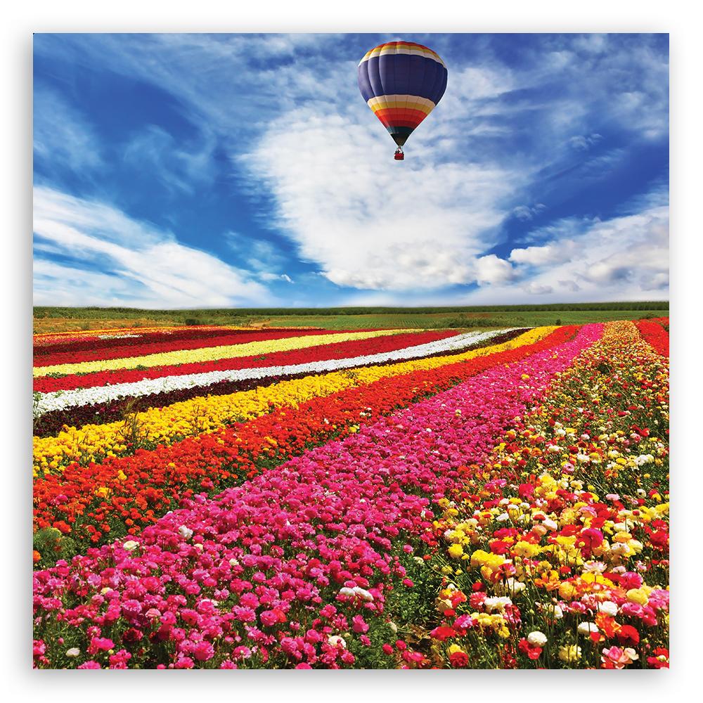 Canvas Print Flowers Meadow Nature Landscape