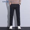 ROMON Men's Business Casual Straight Leg Jeans