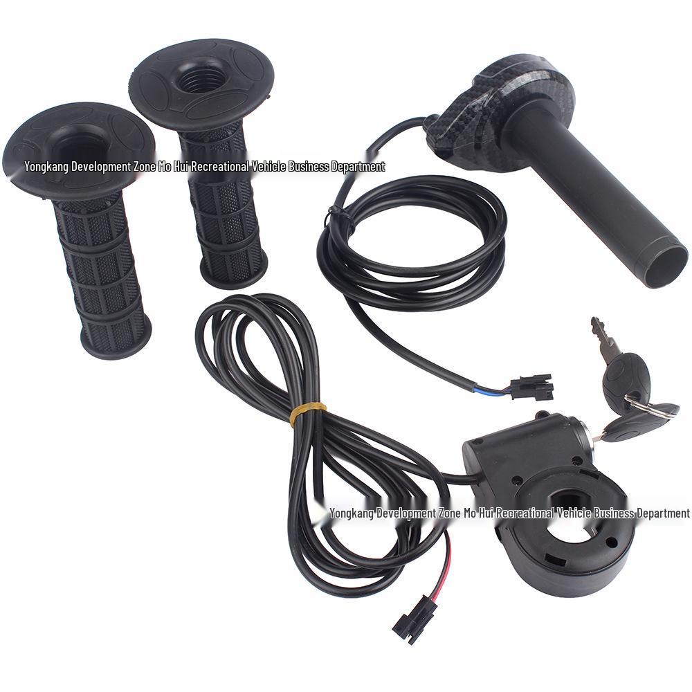 Ridstar Q20 Electronic Throttle and Start Switch Key Cover with Water Transfer Printing 22