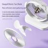 USB Rechargeable Silent Mini Desktop Fan for Dorm, Office, and Study