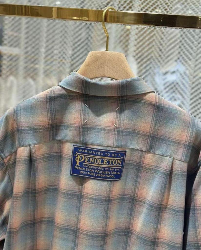 [USED] Maison Margiela Pendleton Shirt Worn by BTS V