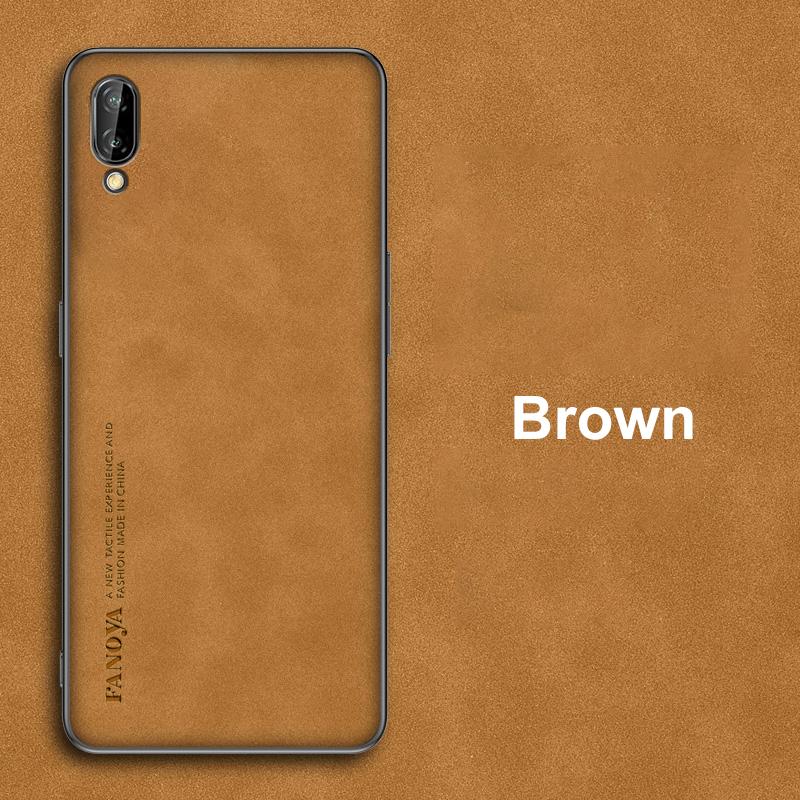 

Роскошный чехол из искусственной кожи для Vivo NEX S A Чехол Матовый силиконовый противоударный защитный чехол для телефона для Vivo NEX A 3 S 3S NEX3 Coque For Vivo NEX A коричневый