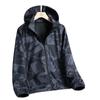 Spring and Autumn Printed Couple Casual Jacket Loose Jacket Jacket Men's Trend Hooded Top