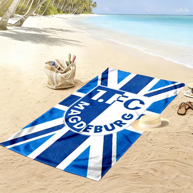 1. FCM Print Beach Towel, Large Soft Quick Dry Towel for Beach Camping Swimming