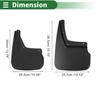 Mud Flaps Splash Guards For Chevrolet Suburban/Tahoe 15-19 W/ Mount Accessories