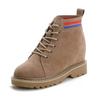 Martin boots women's spring short boots thick-soled casual versatile velvet and cotton short tube British style heightening women's shoes