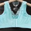 Plus Size Lace Full Cup Bra - Slimming Vest Style for Large Busts