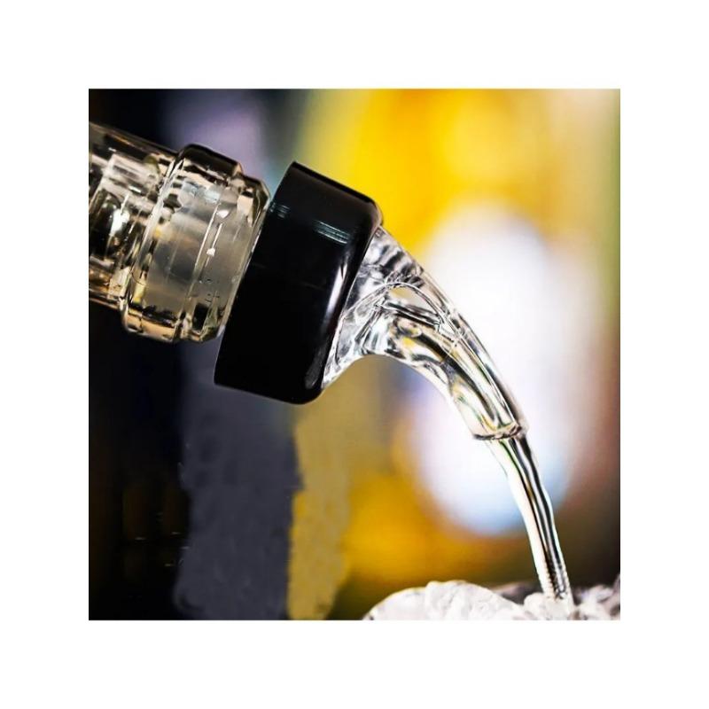 3pcs Decanter Wine Measuring Device Wine Spout 30ML Wine Baijiu Oi Device Bottle Stopper Automatic Measured Bottle Pourer