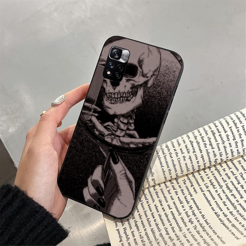Skeleton Art Phone Case For Xiaomi Redmi note 14 Pro 14 13 12 11 10 Pro 14S 12S 11S Redmi 14C 13C 10