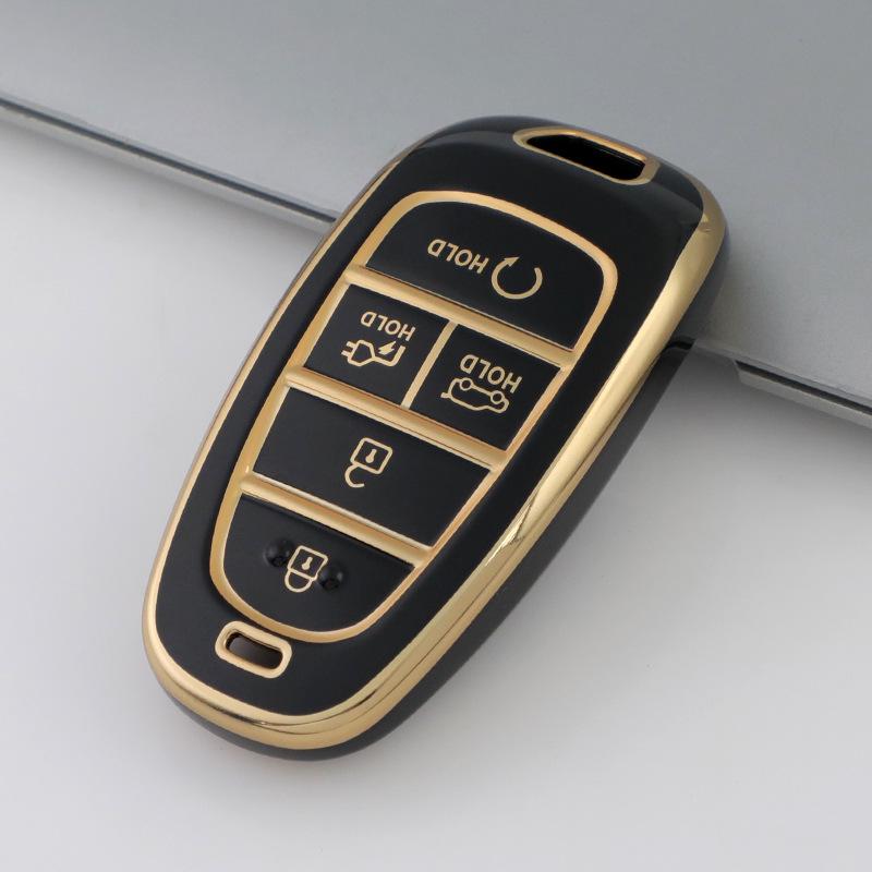 Hyundai New Tucson L Korean Car Key Case: Protective Shell for 5, 7, 8-Key Sonata
