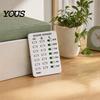 Refrigerator Medicine Tracker Feeding Reminder, Medication & Reading Board, Reusable Schedule Card with Green Family Organizer Slider
