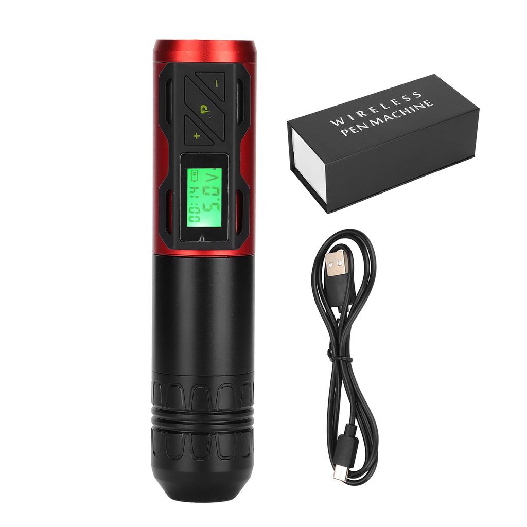 Cordless Rotary Tattoo Pen Aluminium Alloy Coreless Motor USB Rechargeable Tattoo Machine Pen