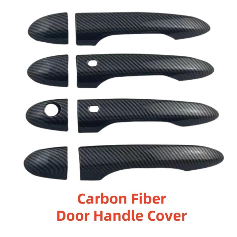 

Carbon Car Accessories Door Handle Cover Trim Paste Style For Maserati Levante 2016 2017 2018 Ghibli 2014 - 2018 Quattroporte 2 Smart carbon