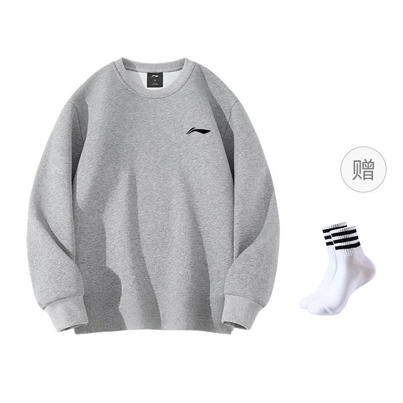 Li Ning Sweatshirts Men's Crew Neck Moderate Regular AWDTC73-2