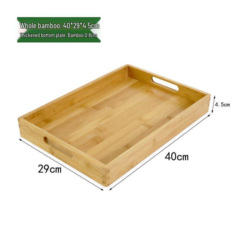 Jingbaodi Bamboo Rectangular Serving Tray