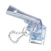 2in 5000lbs Steel Trailer Coupler Security Towing with Chain for 2in 2.5in 3in Channel Width
