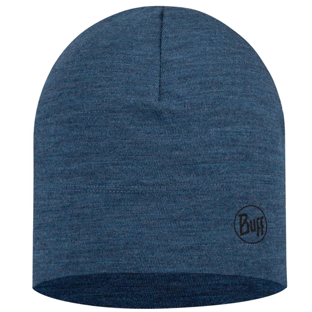 Buff Merino Midweight Hat Beanie, Unisex blue Cap