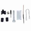 Extruder Hot End Kit Hardened Steel Nozzle Extrusion Head with Thermistor Wire and Ceramic Heating Pad for Bambu Lab X1