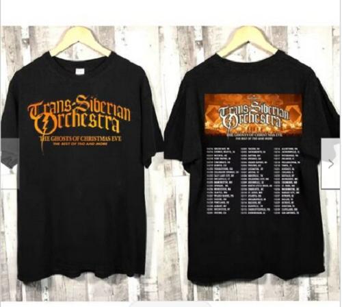 TransSiberian Orchestra The Ghost Of Christmas Eve Winter Tour 2022 T-shirt. L
