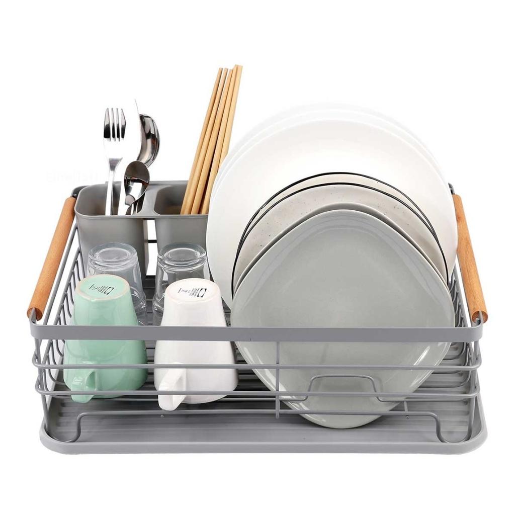 DISH DRYER WITH DRAINER AND TRAY E-8087