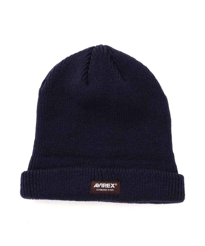 AVIREX 2WAY WATCH CAP Men's F Navy 783-3974004